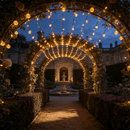 Cordão de Luz Solar LED para Jardim – Iluminação Decorativa Externa com Globos Luminosos IP65