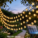 Cordão de Luz Solar LED para Jardim – Iluminação Decorativa Externa com Globos Luminosos IP65