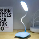 Luminária de Mesa LED Dobrável Recarregável – Abajur Touch com Controle de Intensidade USB