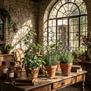 Kit 3 Suportes Decorativos para Plantas Trepadeiras em Formato de Coração – Treliça para Vasos e Jardim