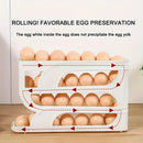 Organizador Deslizante para Geladeira com Dispenser Automático – Porta Ovos e Alimentos com 3 Níveis
