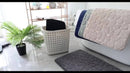 Tapete de Banheiro Antiderrapante e Super Absorvente – Tapete Macio Lavável com Base em PVC