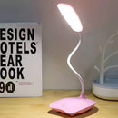 Luminária de Mesa LED Dobrável Recarregável – Abajur Touch com Controle de Intensidade USB