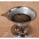 Filtro de Café Reutilizável em Aço Inoxidável – Coador Lavável Compatível com Suporte Cone