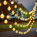 Cordão de Luz Solar LED para Jardim – Iluminação Decorativa Externa com Globos Luminosos IP65