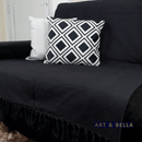 Manta para Sofá XGG 2,20m x 1,50m – Cobre Sofá Decorativo Multiuso para Sala e Quarto