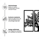 Kit 3 Quadros Decorativos Vazados em MDF – Painéis Modernos para Sala, Escritório e Decoração de Parede