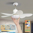 Ventilador de Teto LED 60W com Soquete E27 – Luminária Ventilador 6 Pás Econômica e Moderna